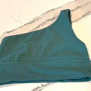 Lululemon Align Asymmetrical Bra Light Support/Forrest Green